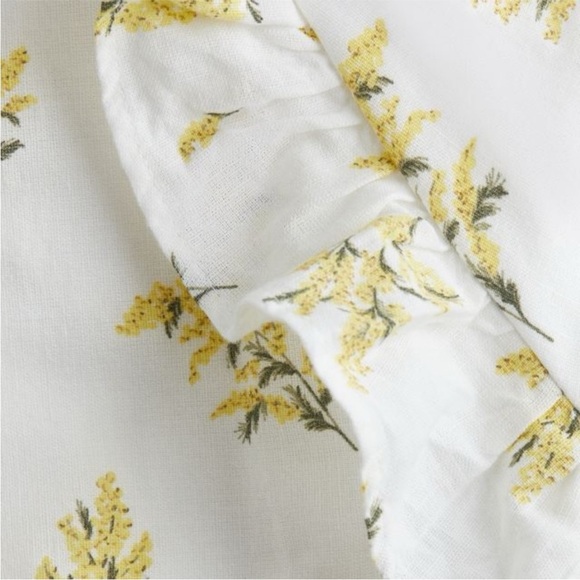 H&M Linen Cute Floral Dress - Picture 4 of 8